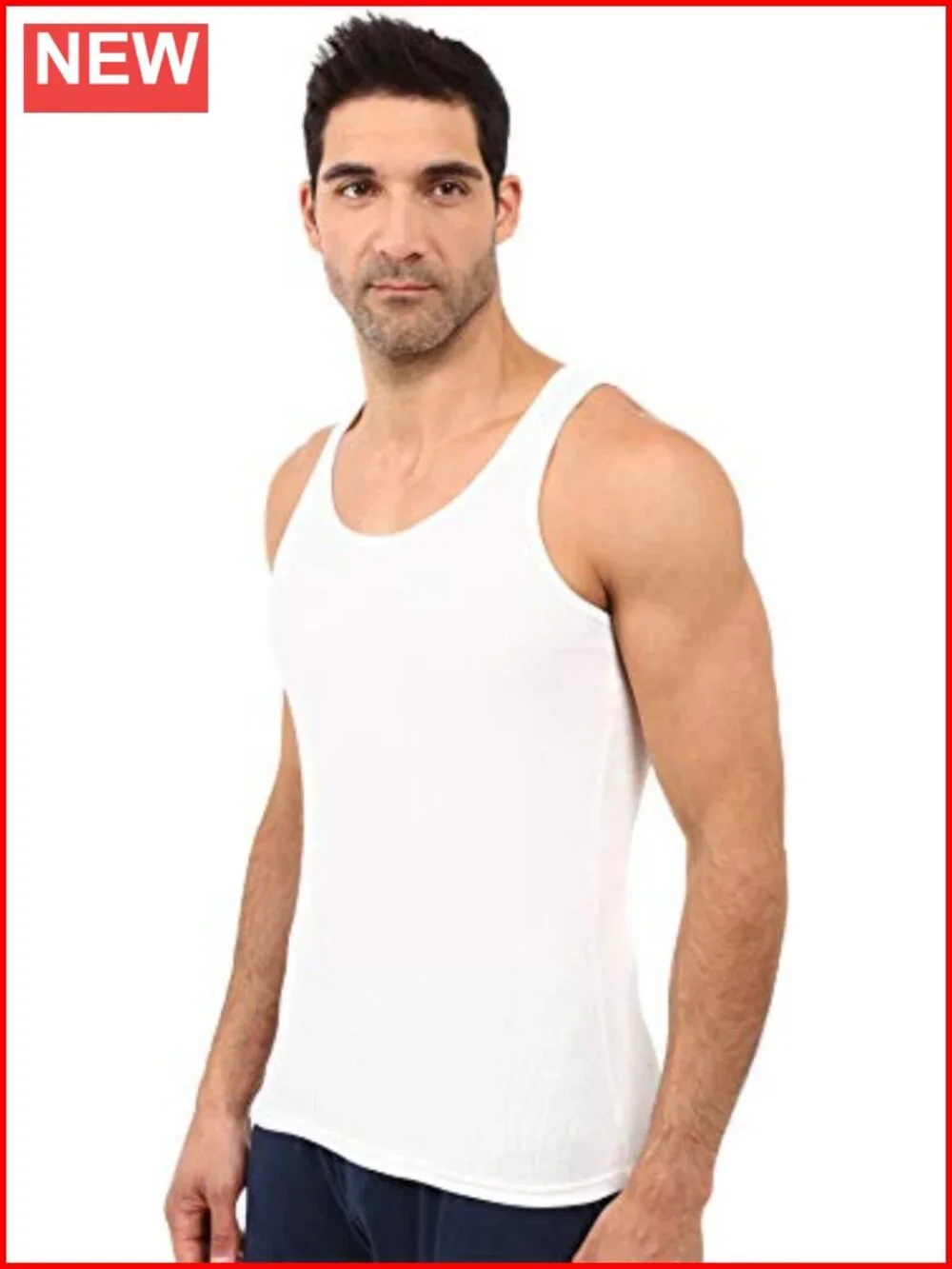 Cotton Classics 3-Pack A-Shirt Undershirts Sleeveless